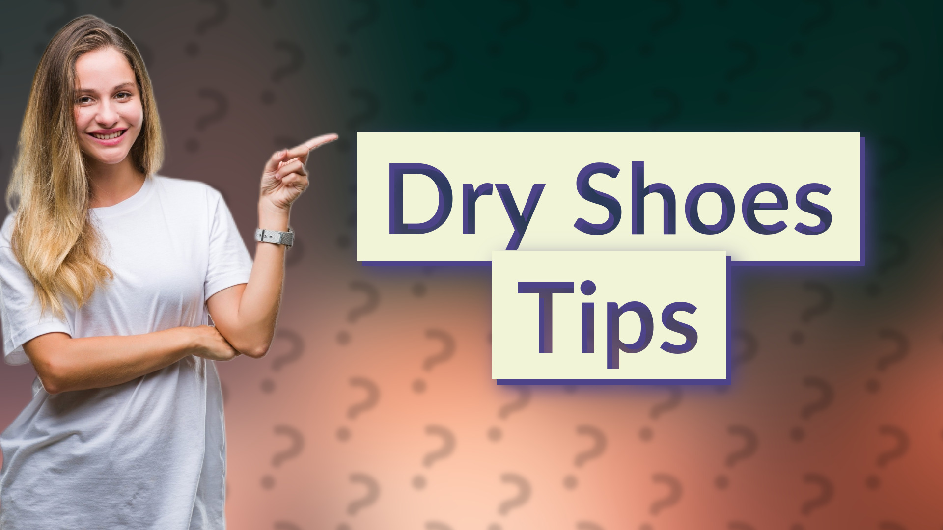 Dry Shoes Tips