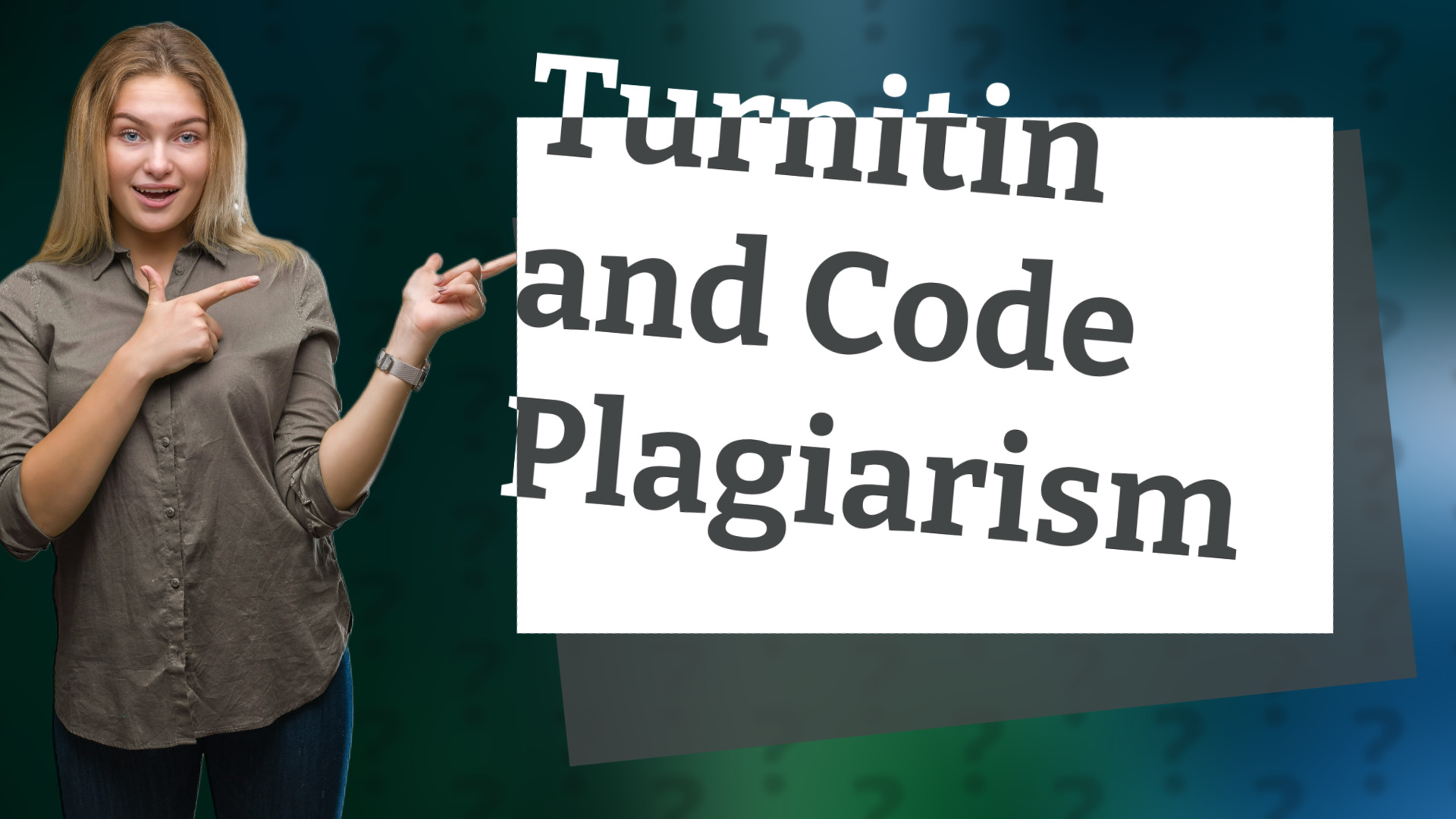 Turnitin and Code Plagiarism