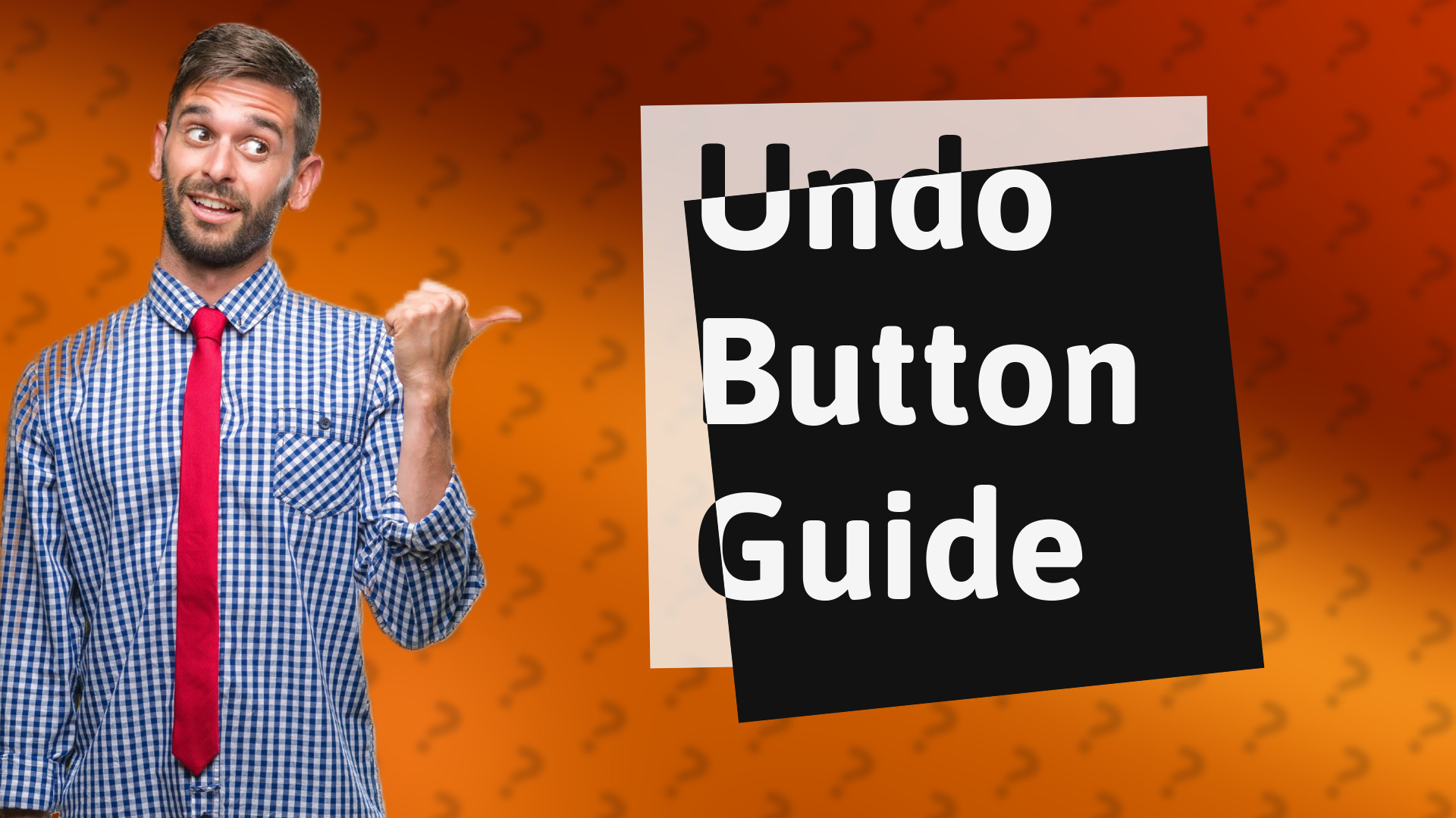 Undo Button Guide