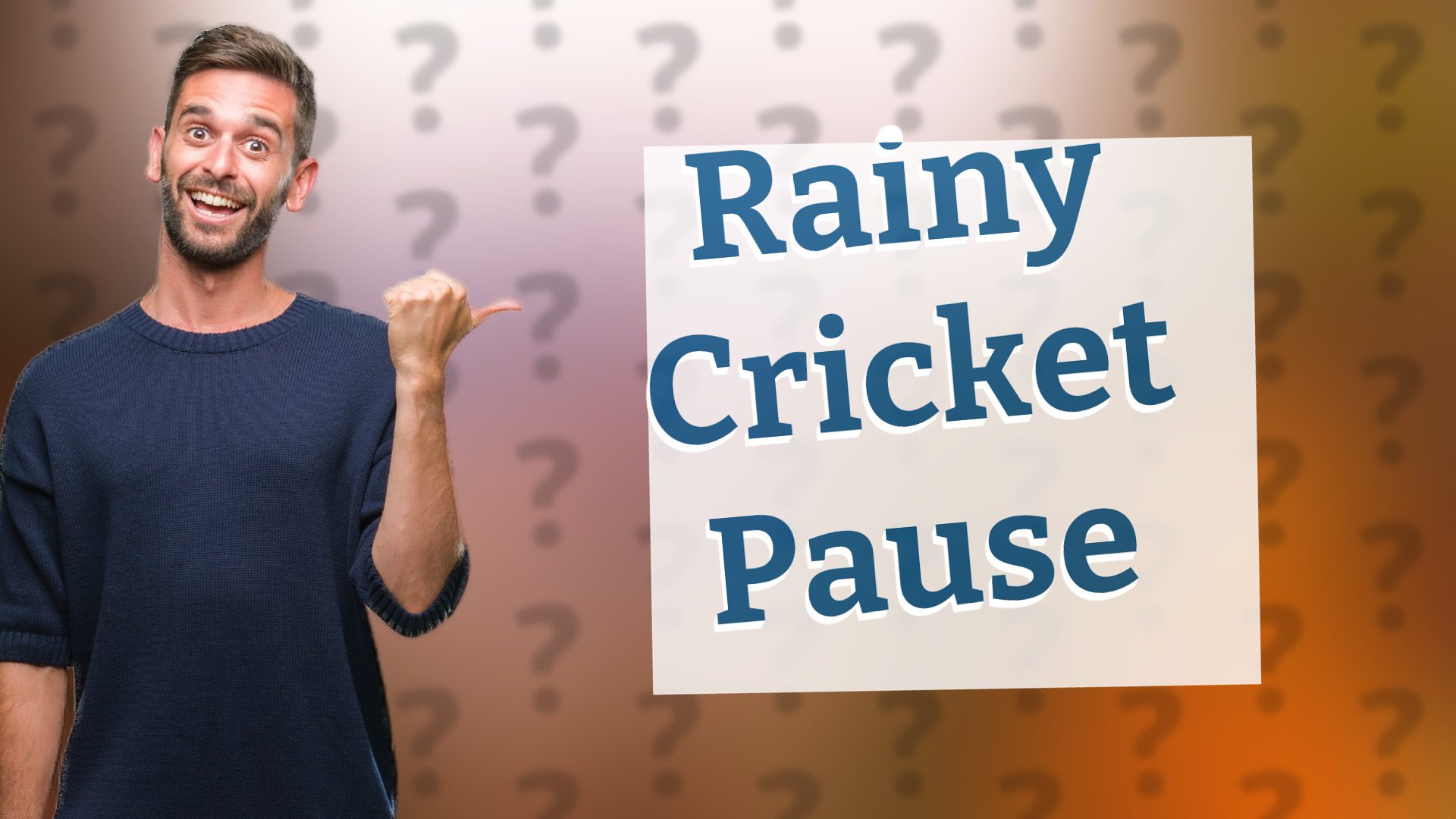 Rainy Cricket Pause
