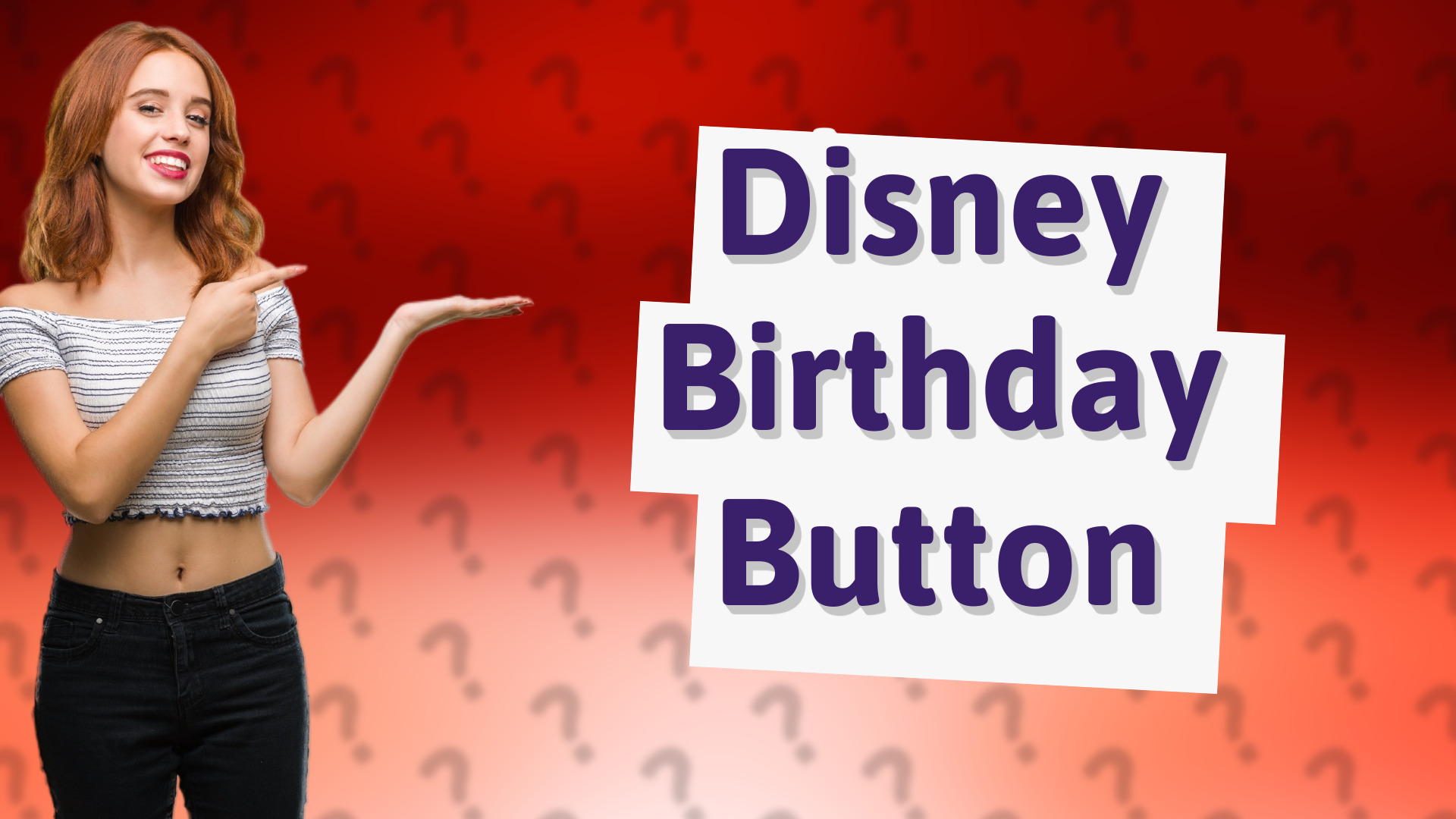 Disney Birthday Button