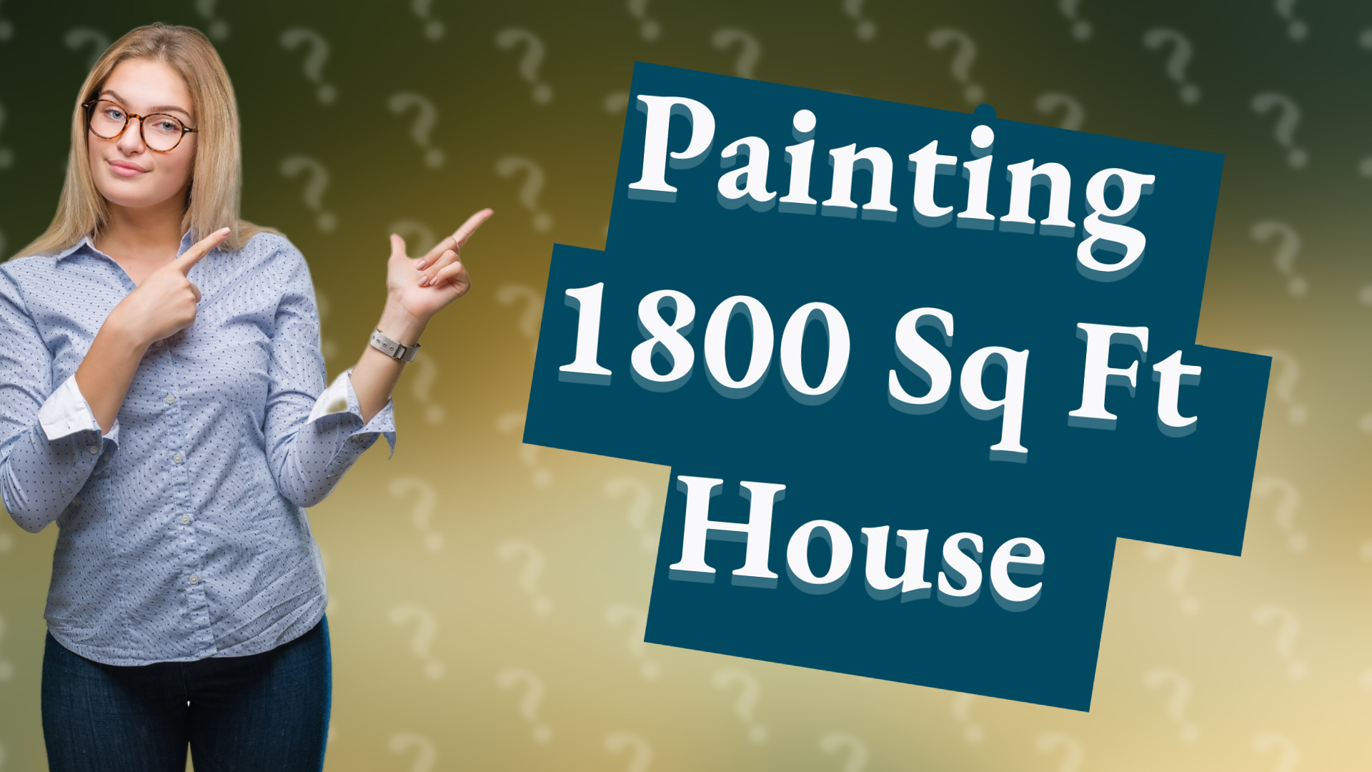 Painting 1800 Sq Ft House