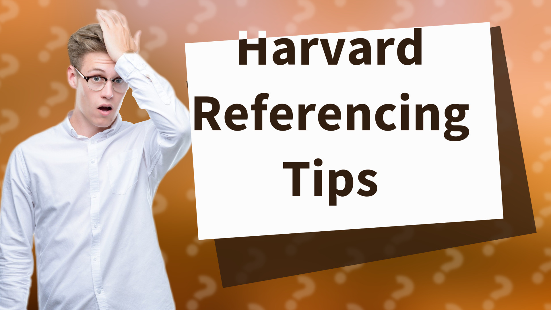 Harvard Referencing Tips
