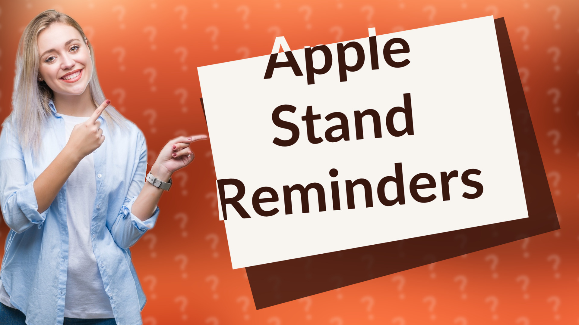 Apple Stand Reminders