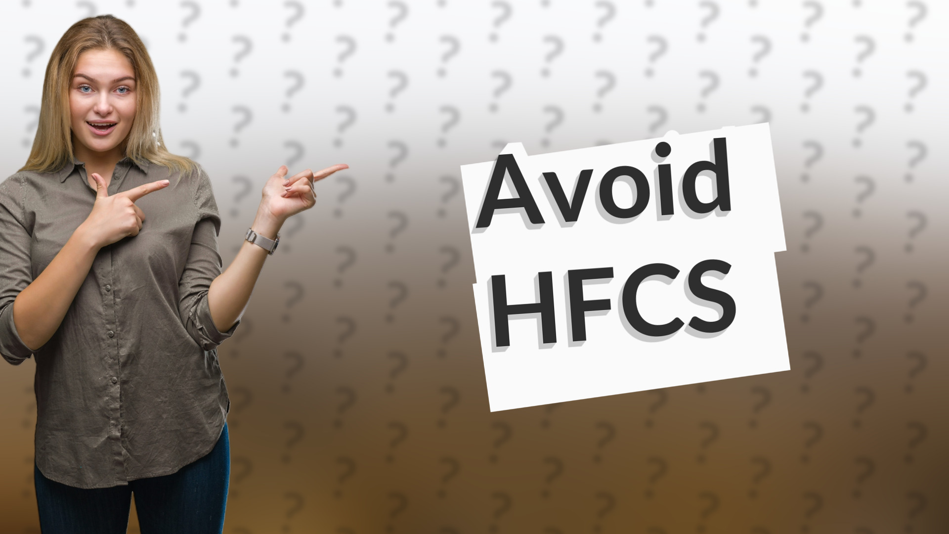Avoid HFCS