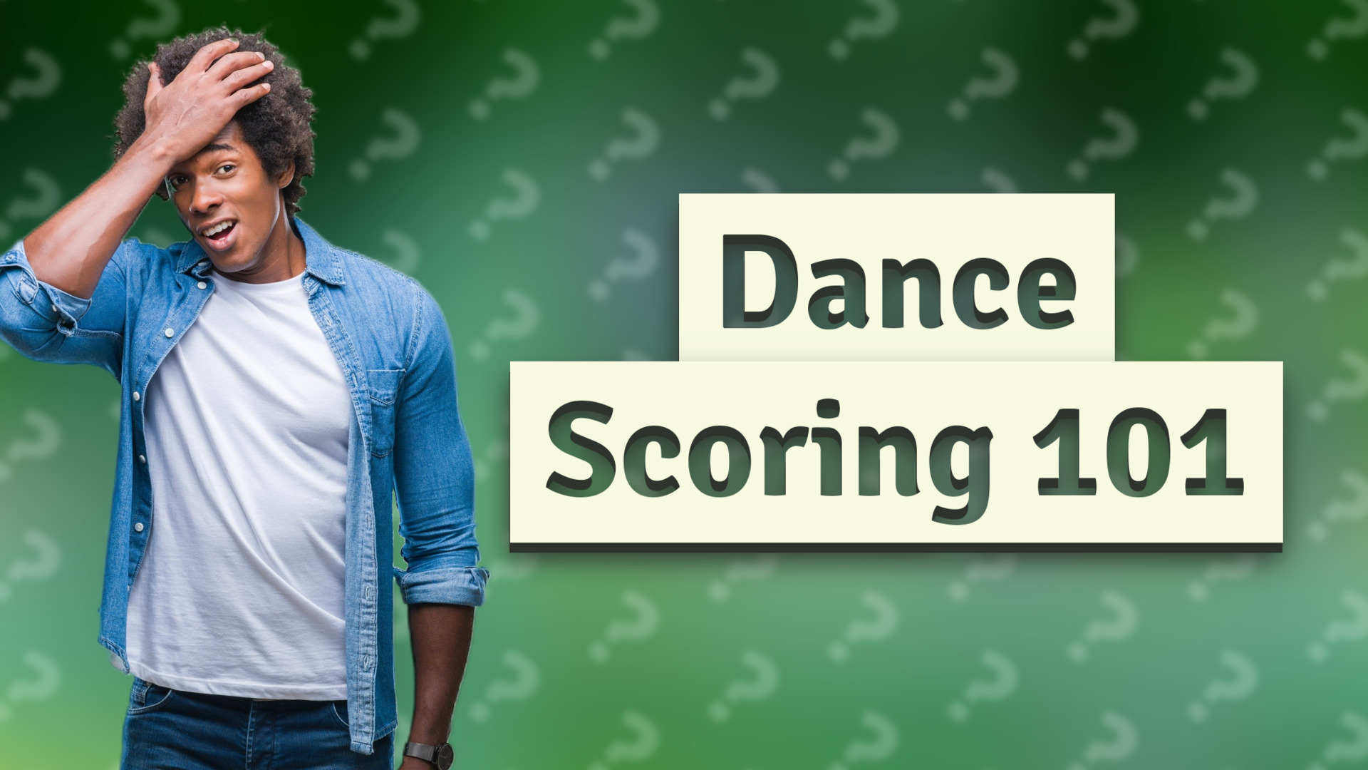 Dance Scoring 101
