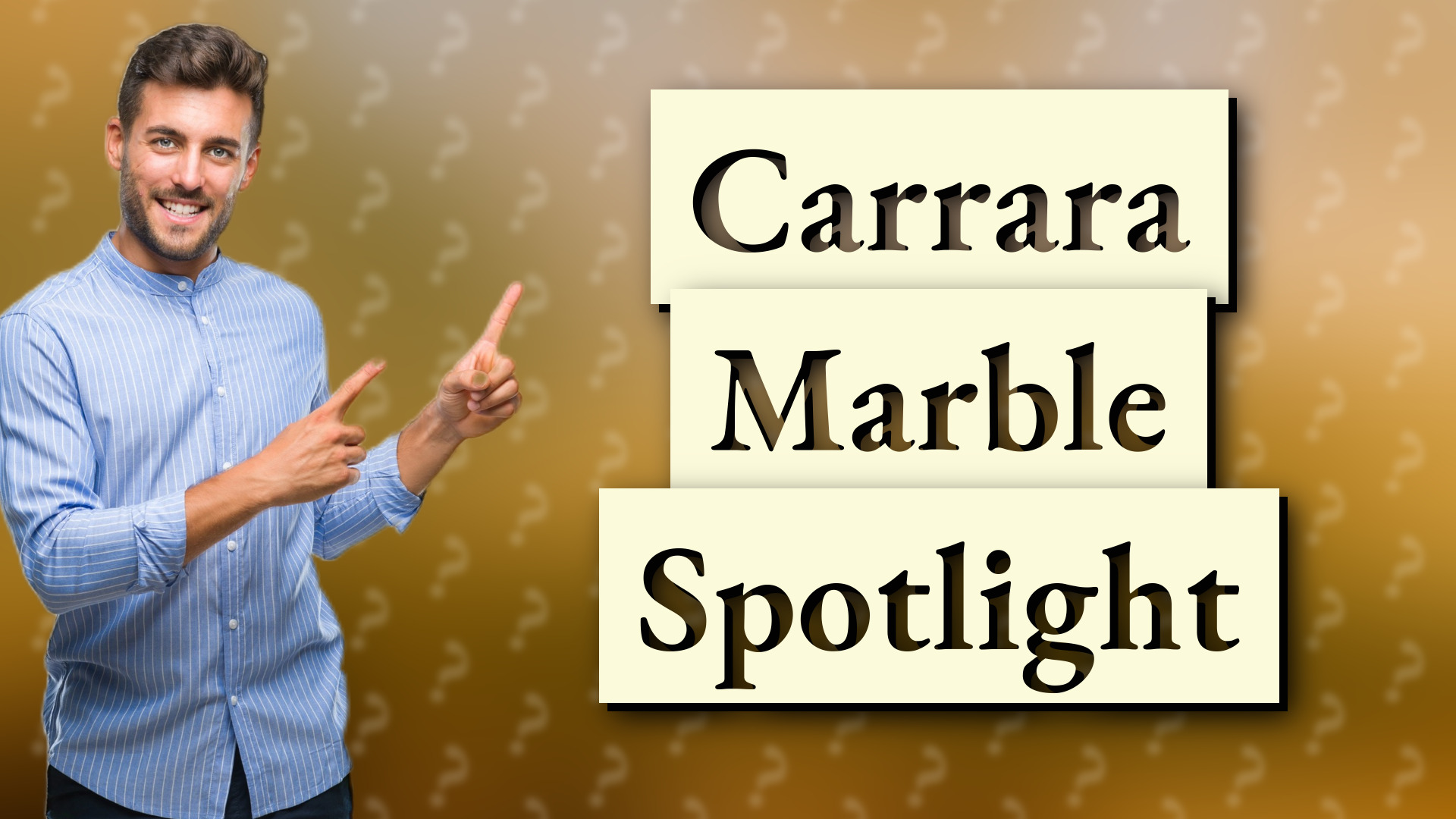 Carrara Marble Spotlight