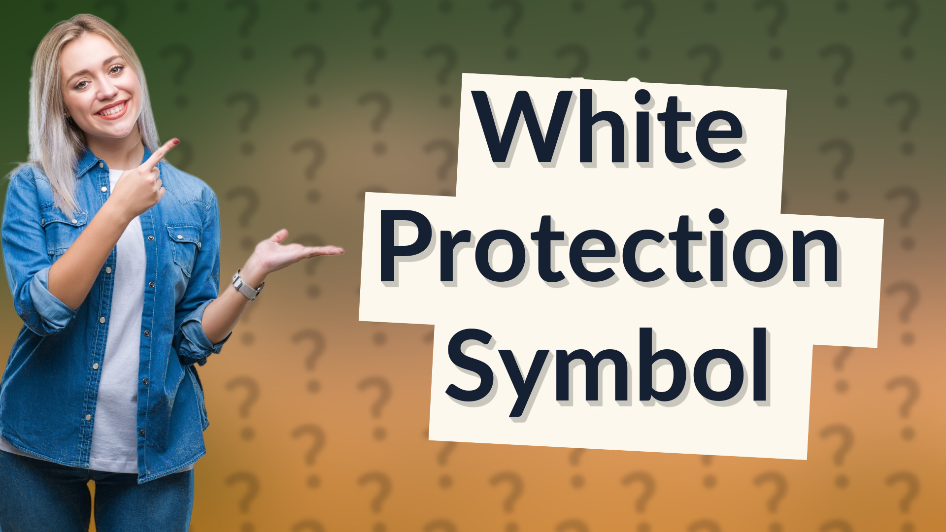 White Protection Symbol