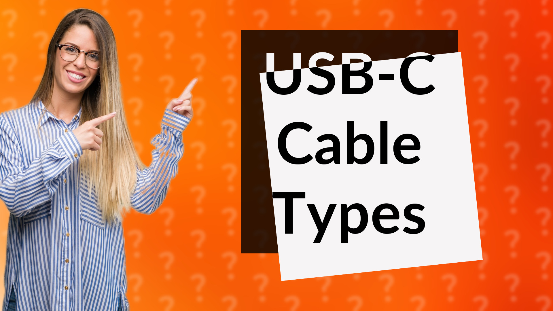 USB-C Cable Types