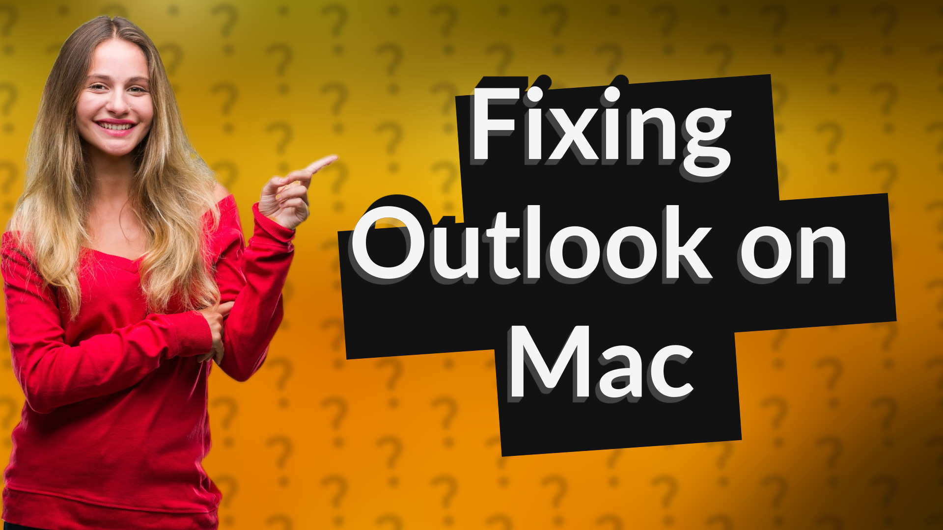 Fixing Outlook on Mac