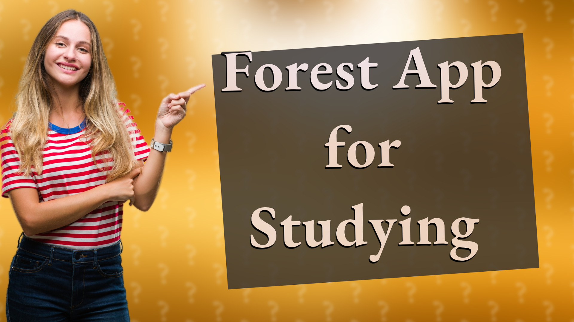 Forest App for Studying