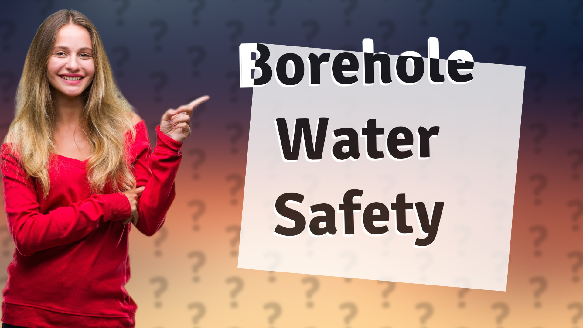 Borehole Water Safety