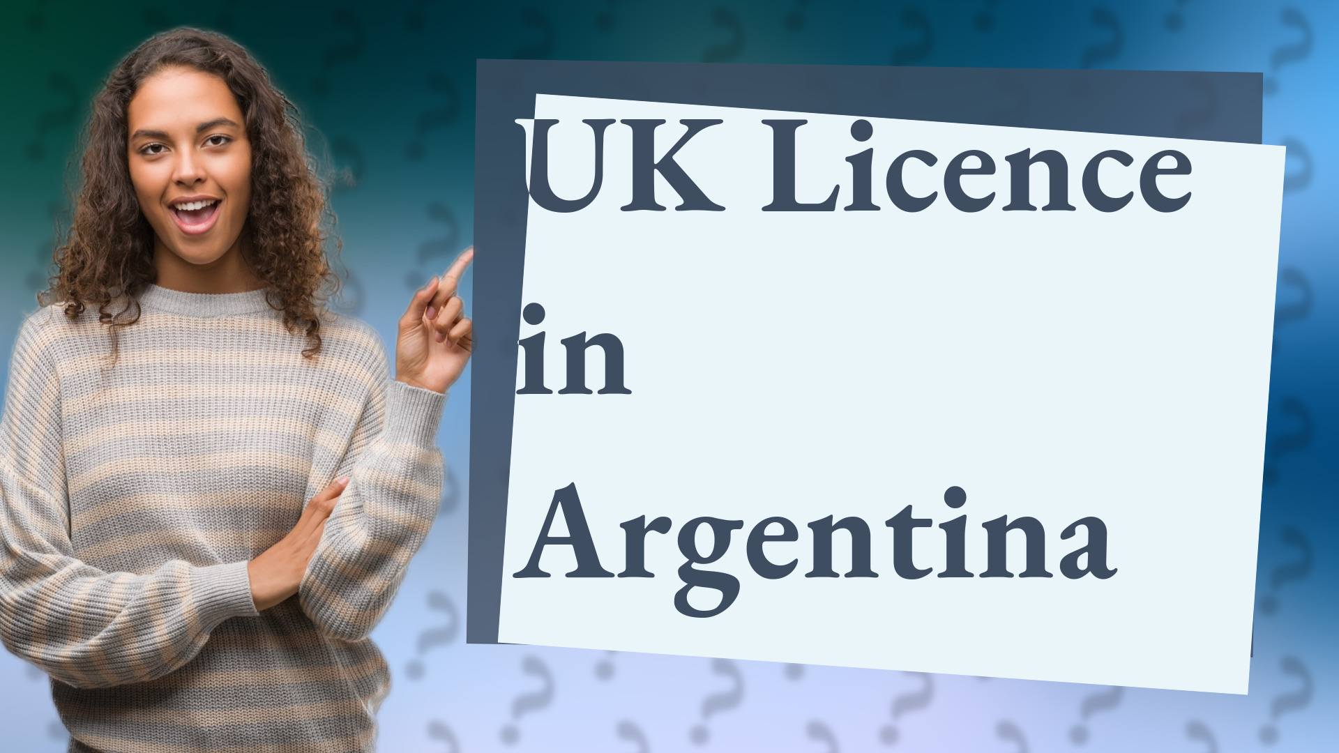 UK Licence in Argentina