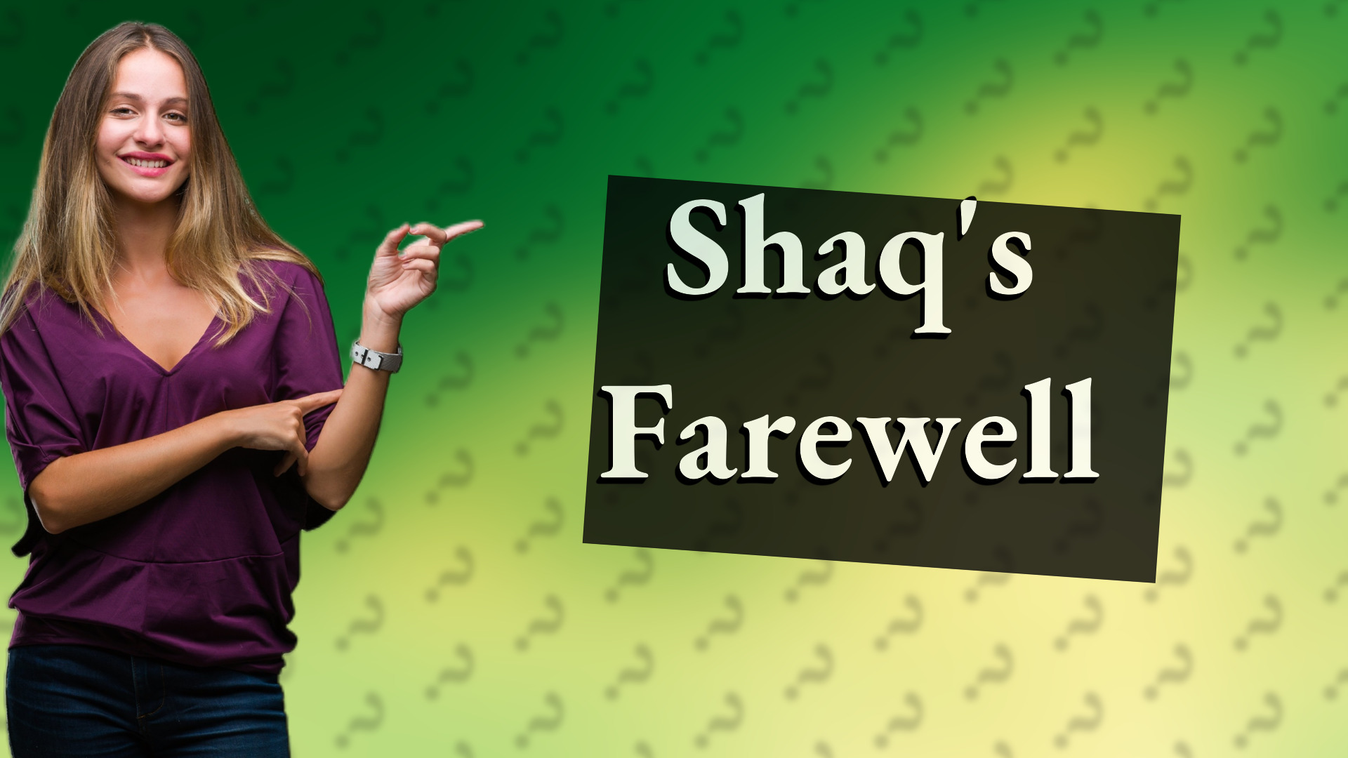 Shaq's Farewell