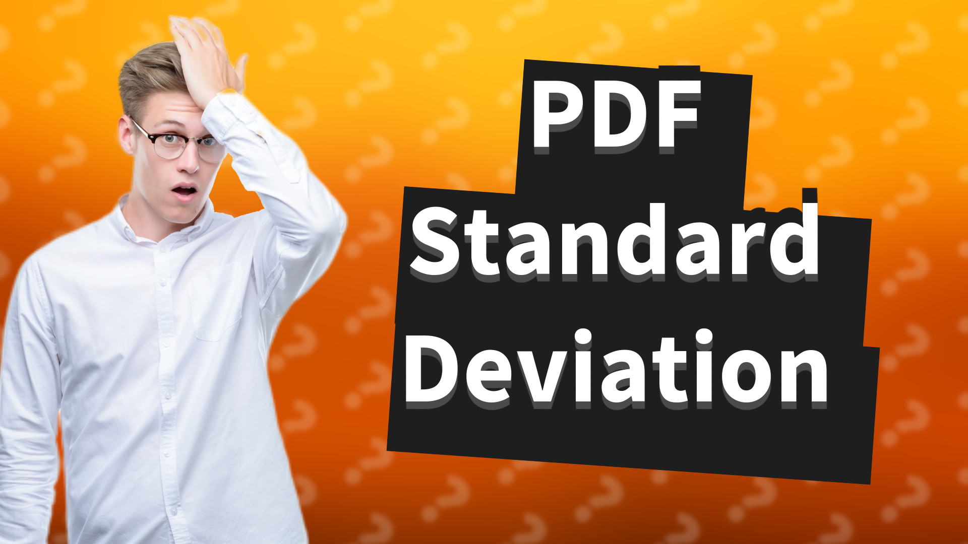 PDF Standard Deviation