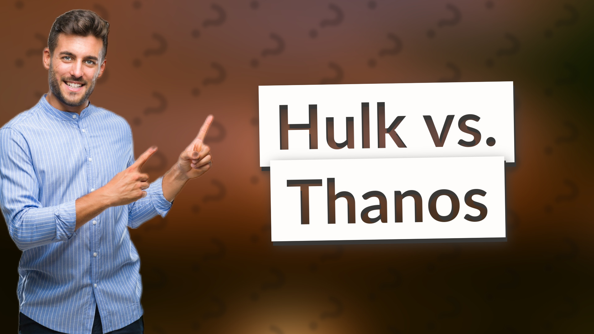 Hulk vs. Thanos
