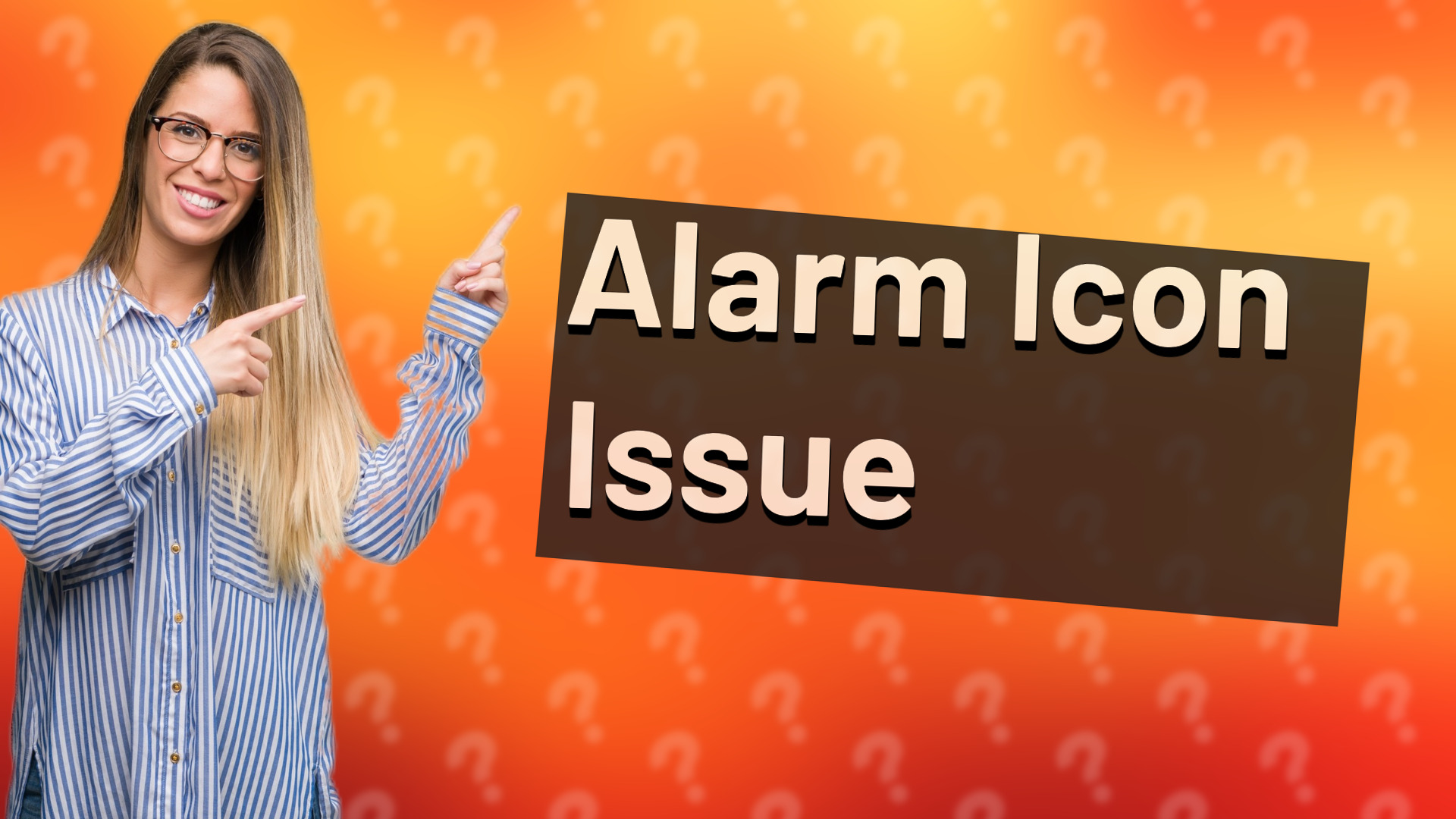 Alarm Icon Issue