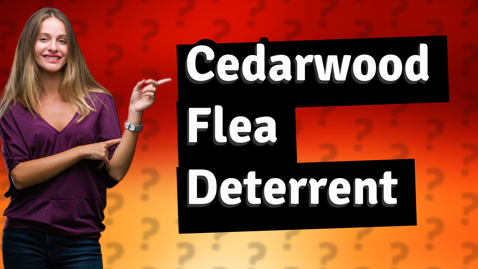Cedarwood Flea Deterrent