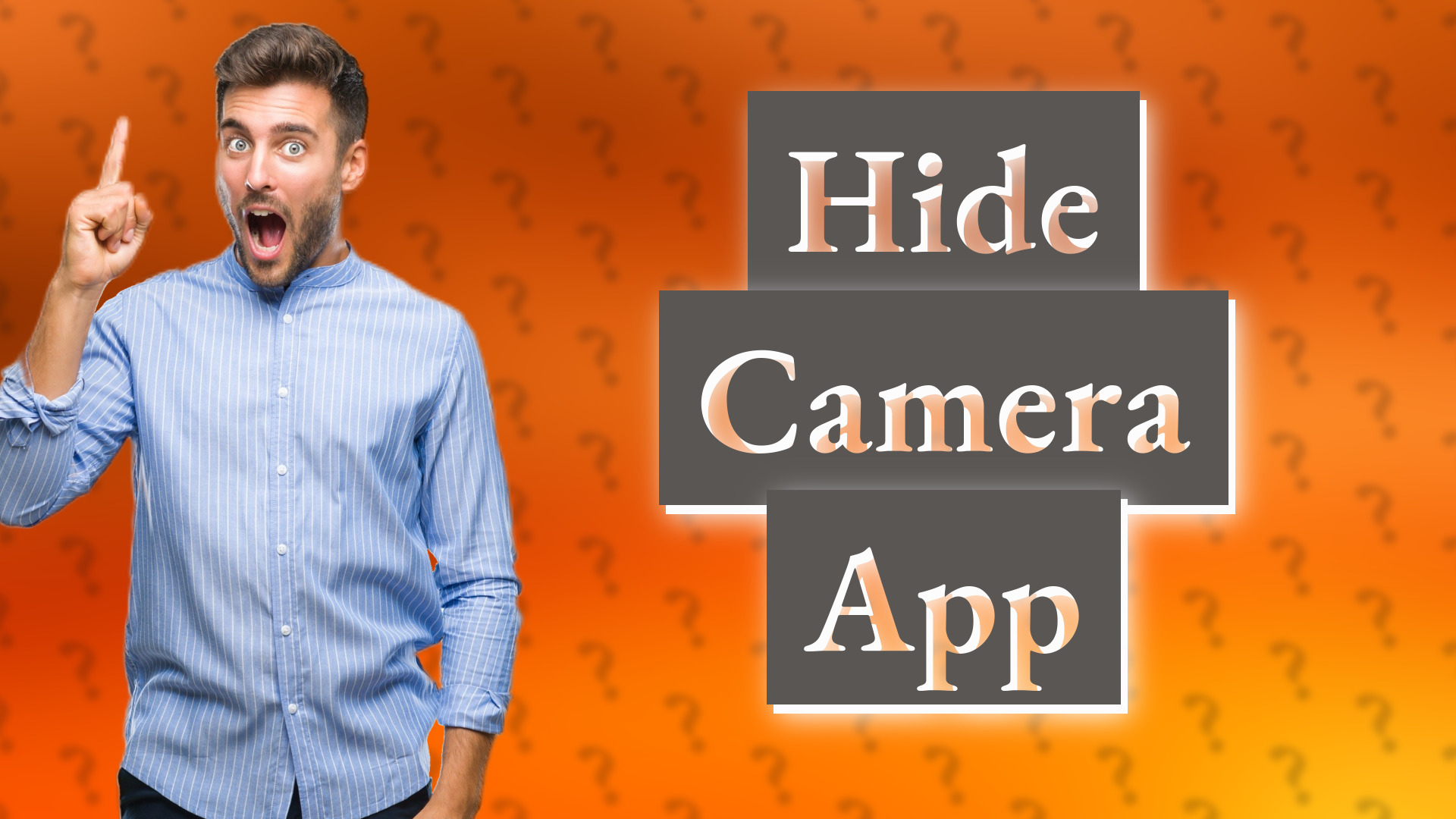 Hide Camera App