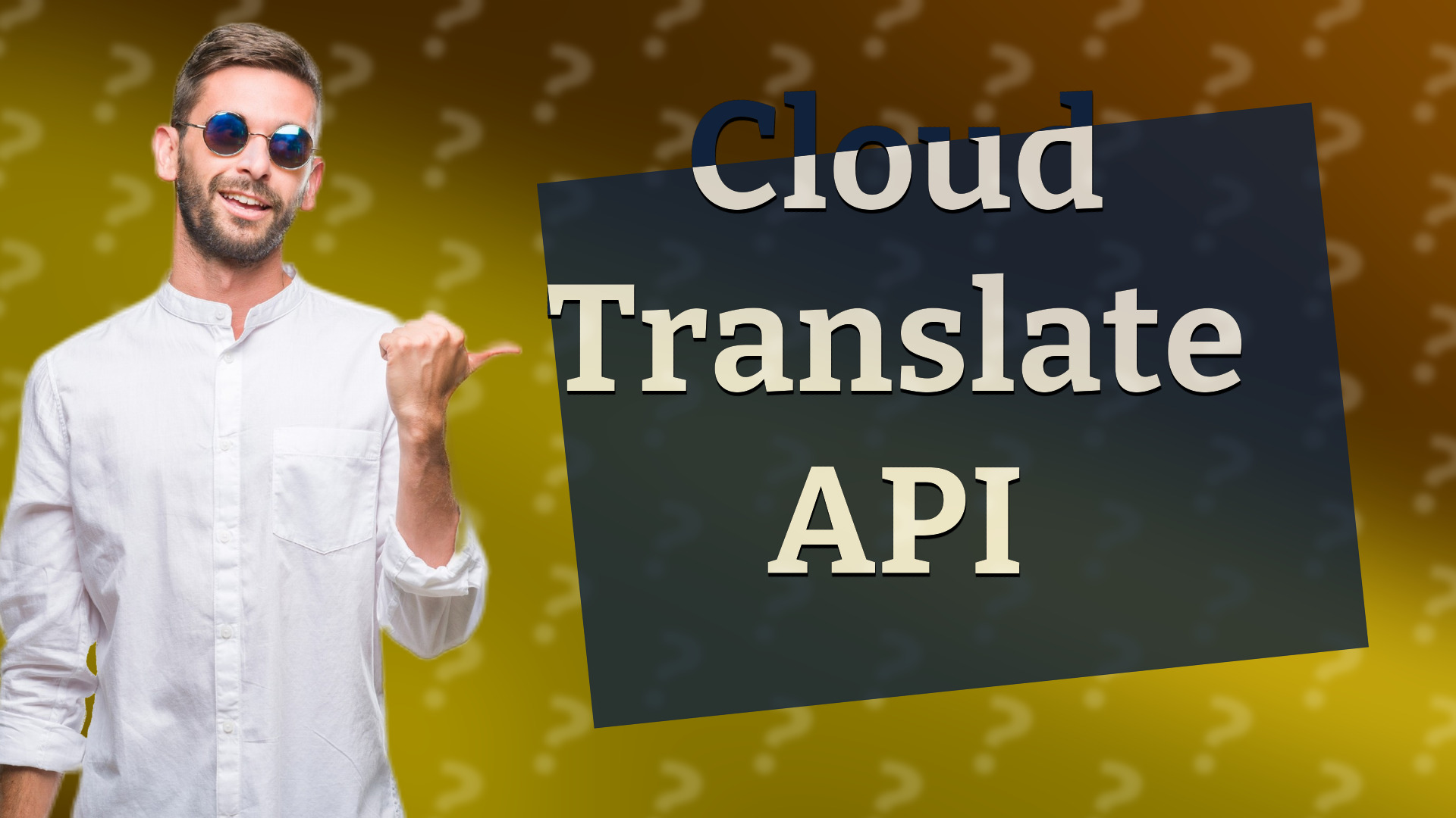 Cloud Translate API