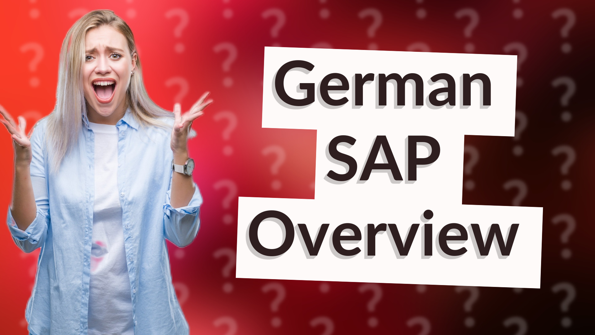 German SAP Overview