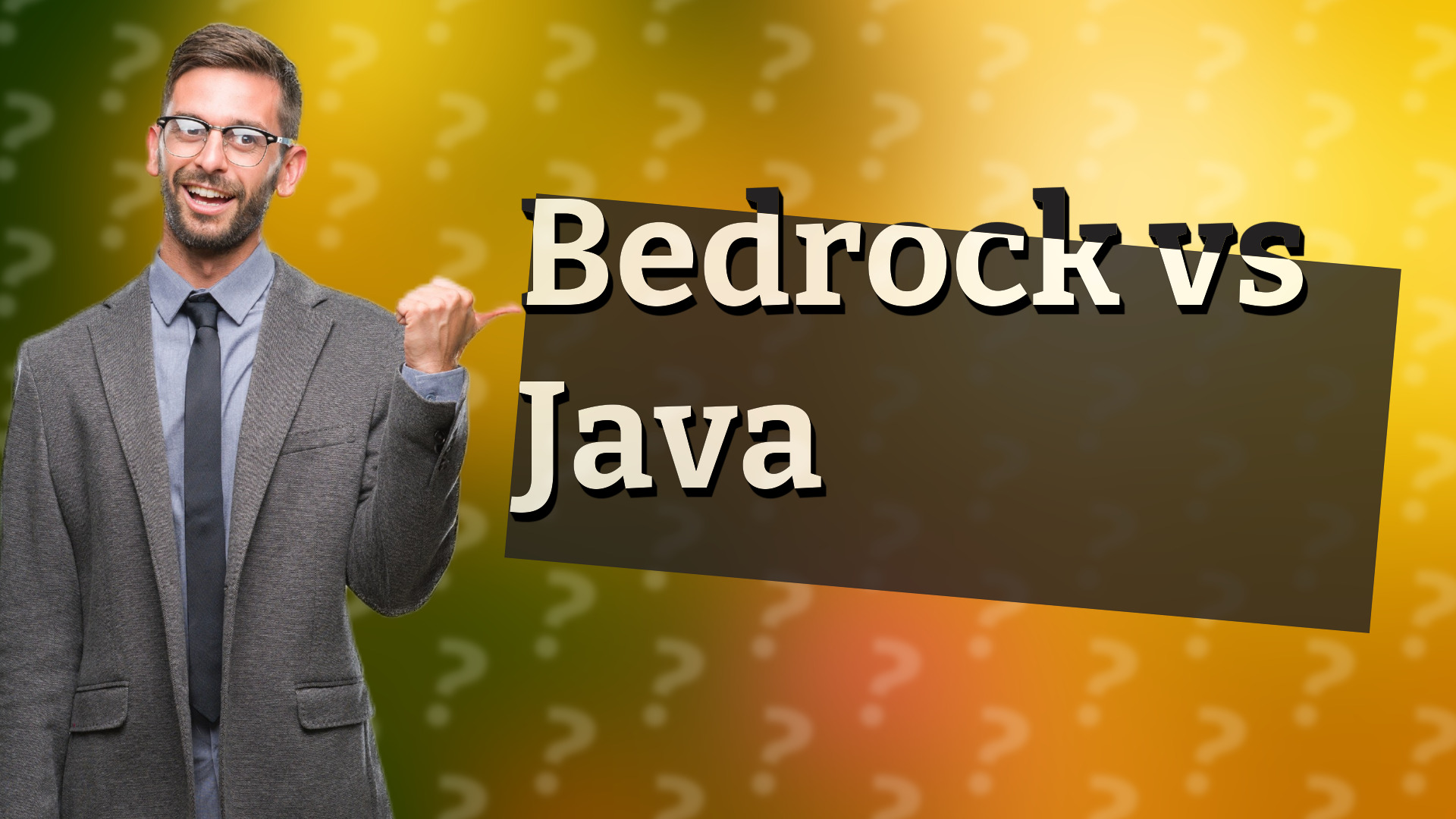 Bedrock vs Java