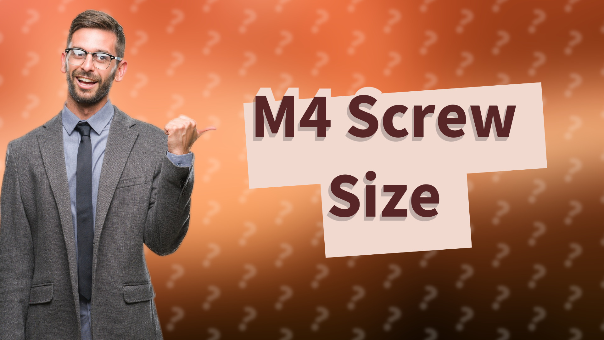 M4 Screw Size