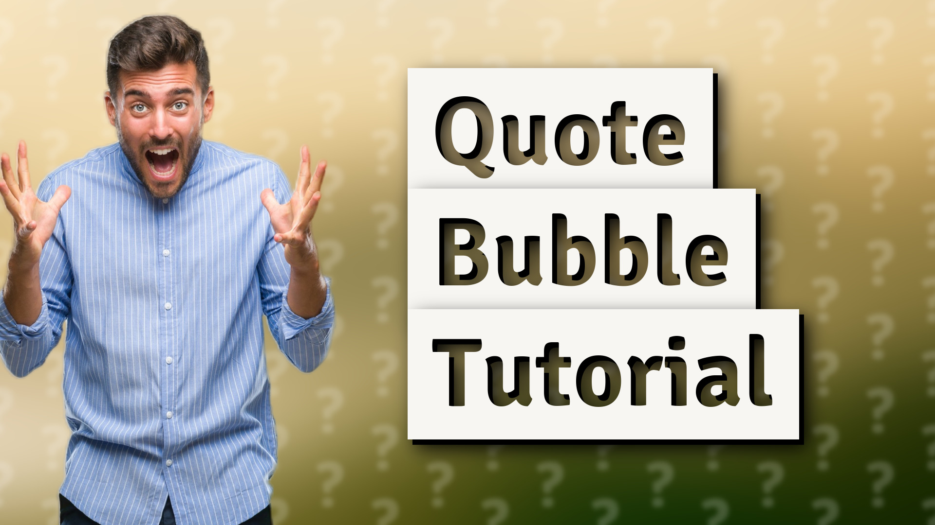Quote Bubble Tutorial