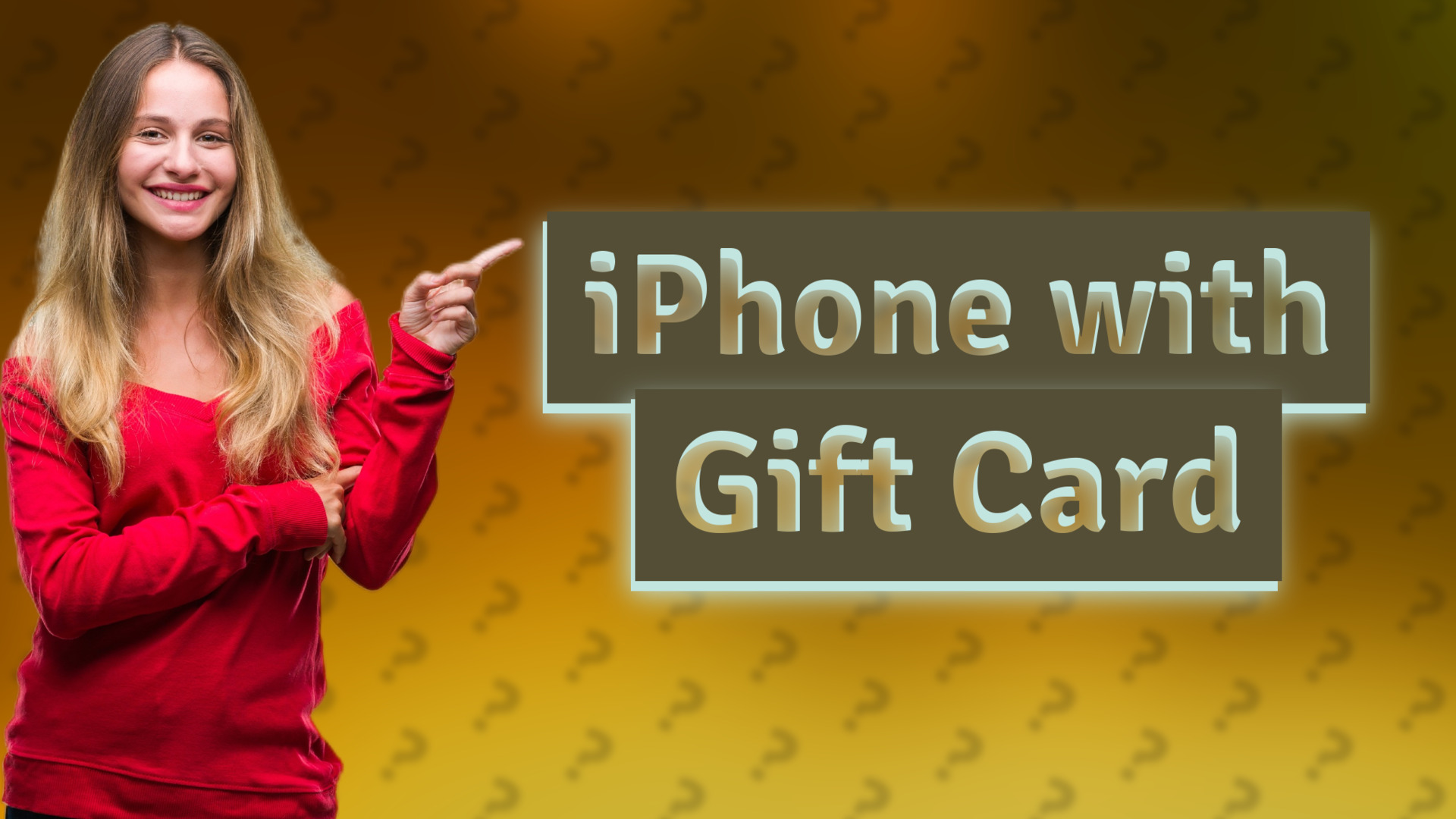 iPhone with Gift Card