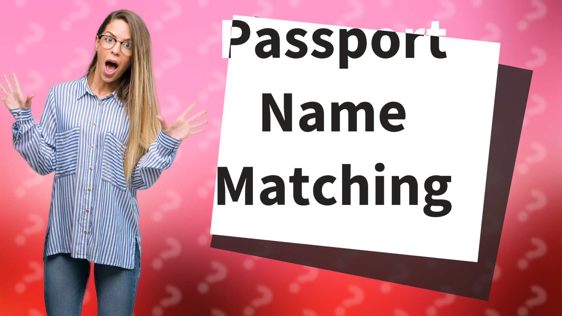 Passport Name Matching