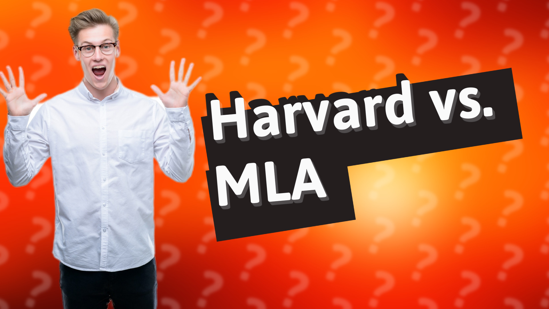 Harvard vs. MLA