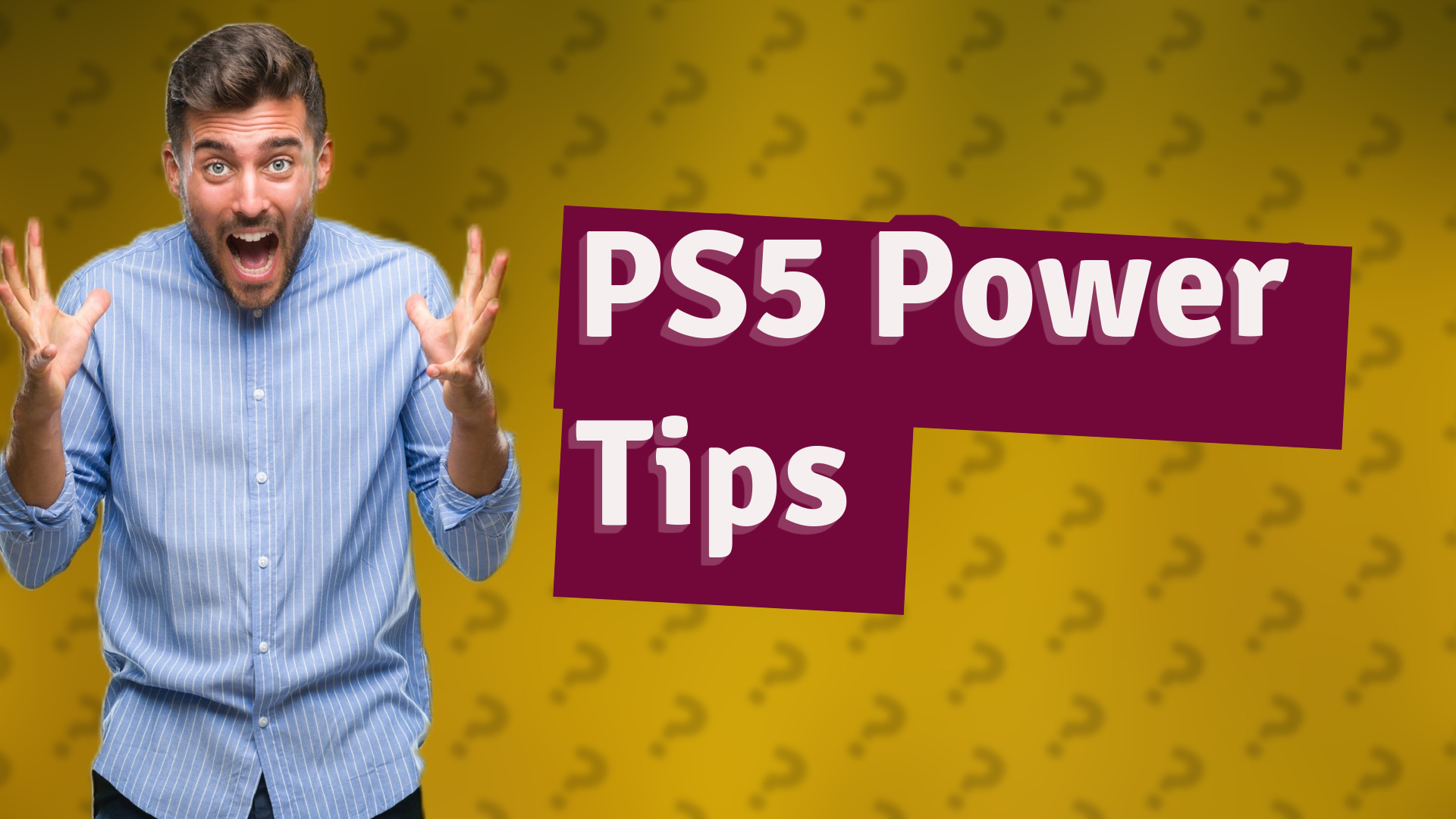 PS5 Power Tips