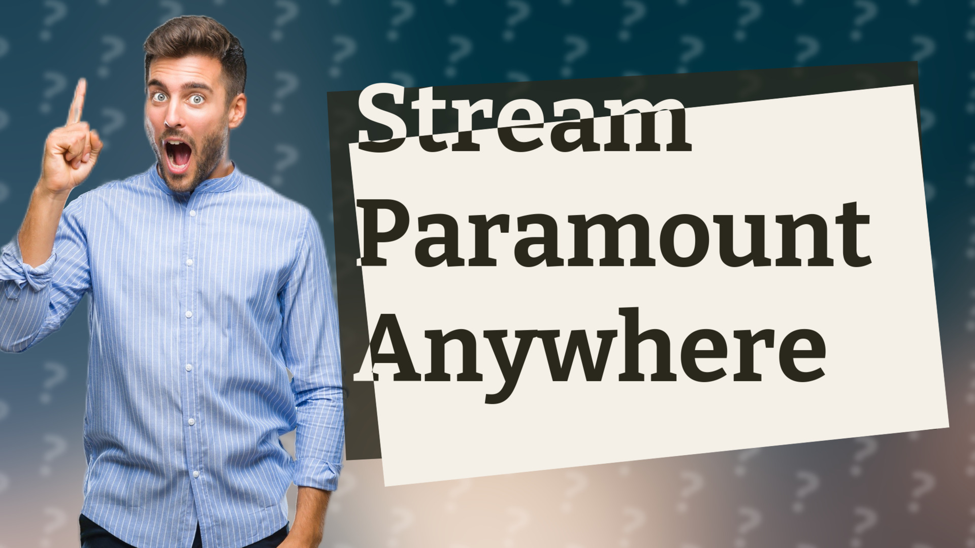 Stream Paramount Anywhere