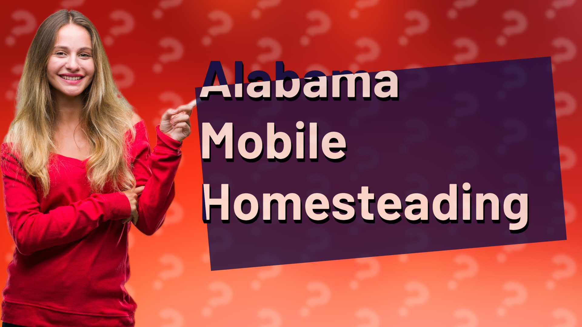 Alabama Mobile Homesteading