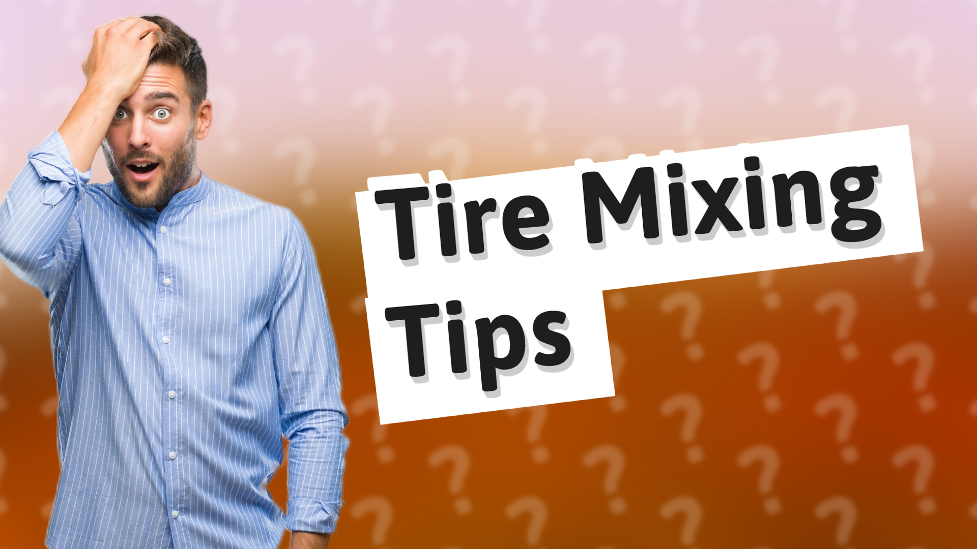 Tire Mixing Tips