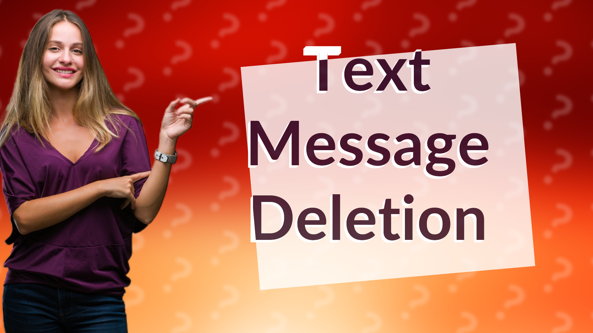 Text Message Deletion