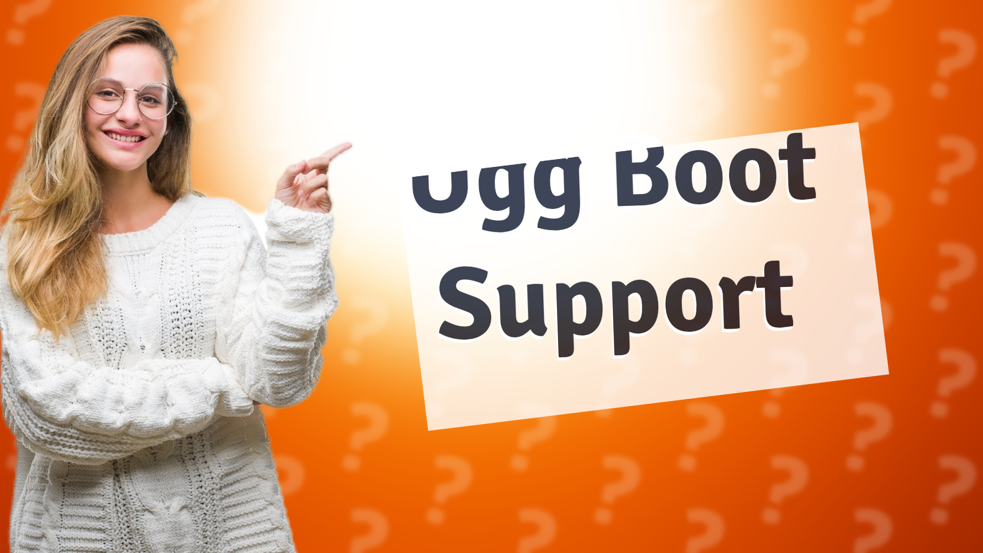 Ugg Boot Support