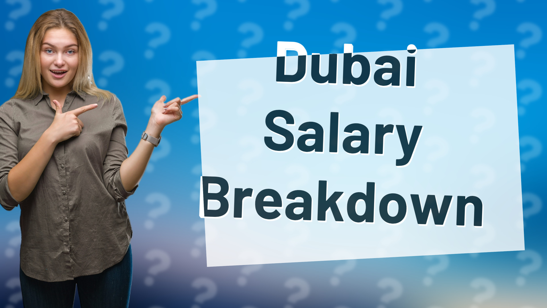 Dubai Salary Breakdown