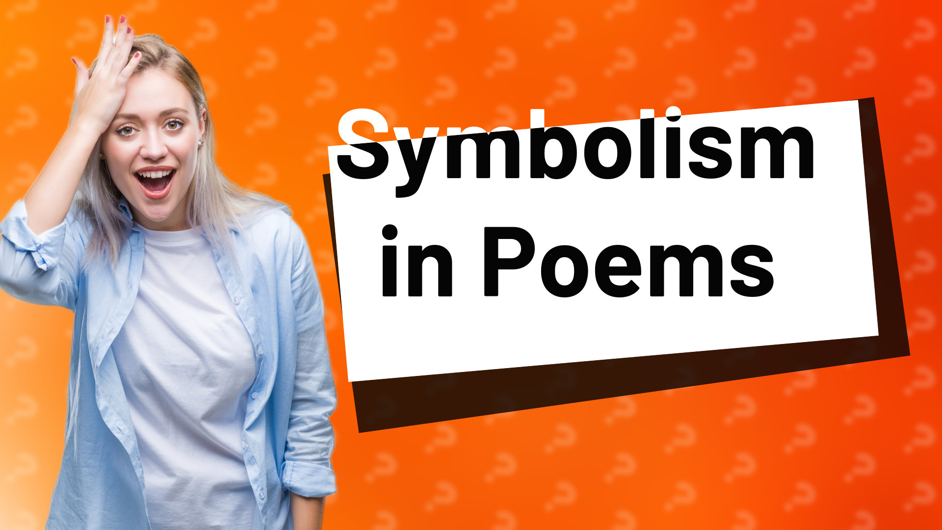 Symbolism in Poems