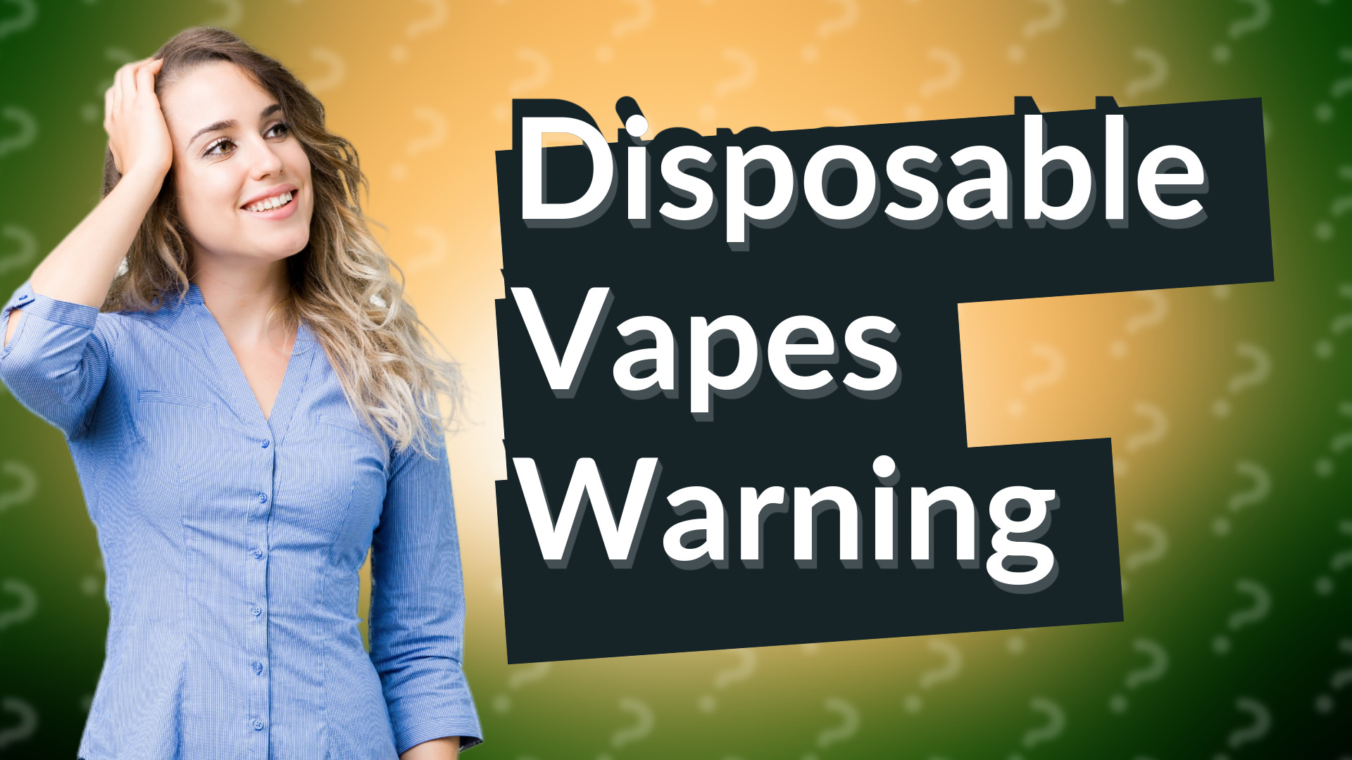 Disposable Vapes Warning