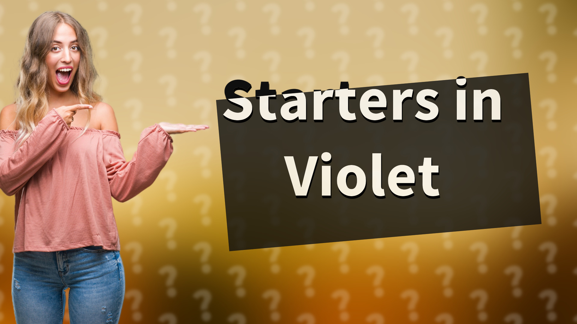 Starters in Violet