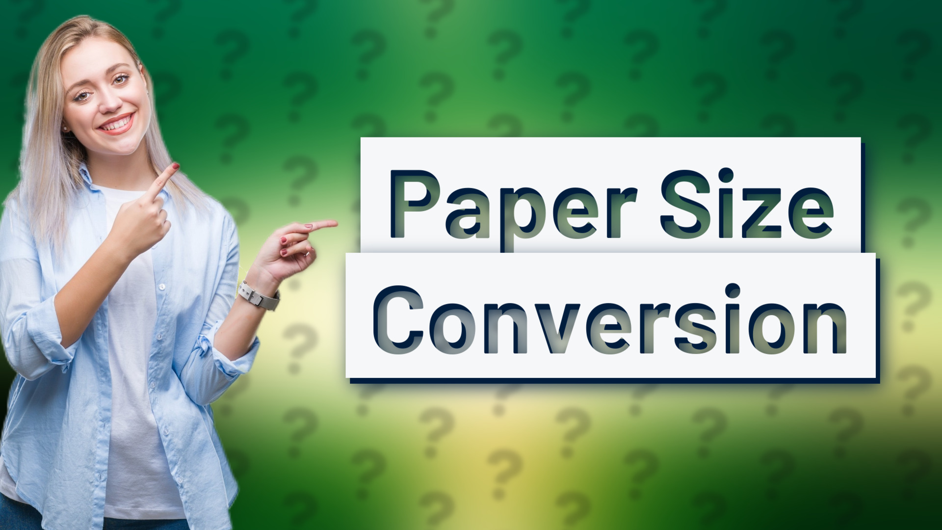 Paper Size Conversion