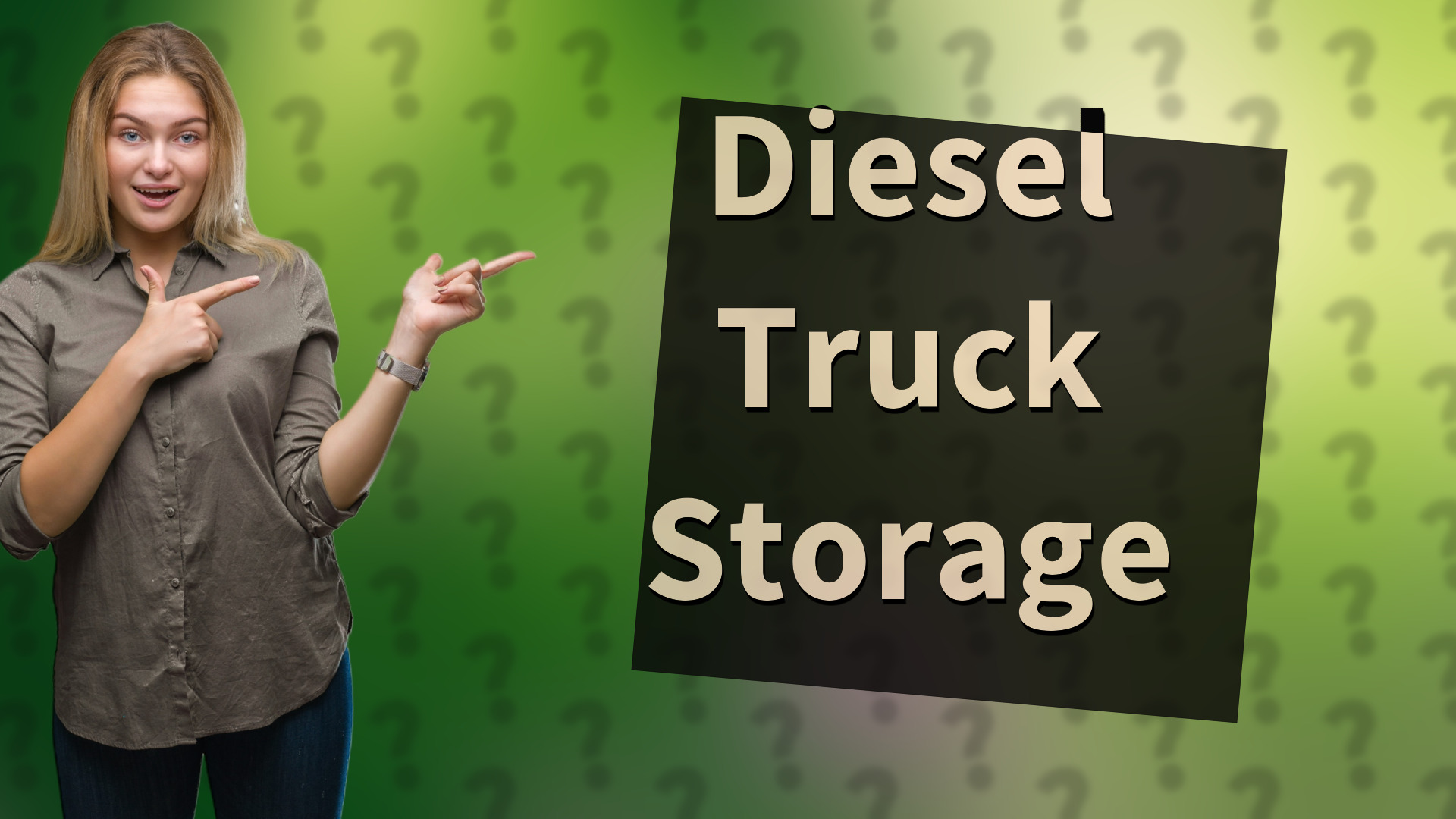 Diesel Truck Storage