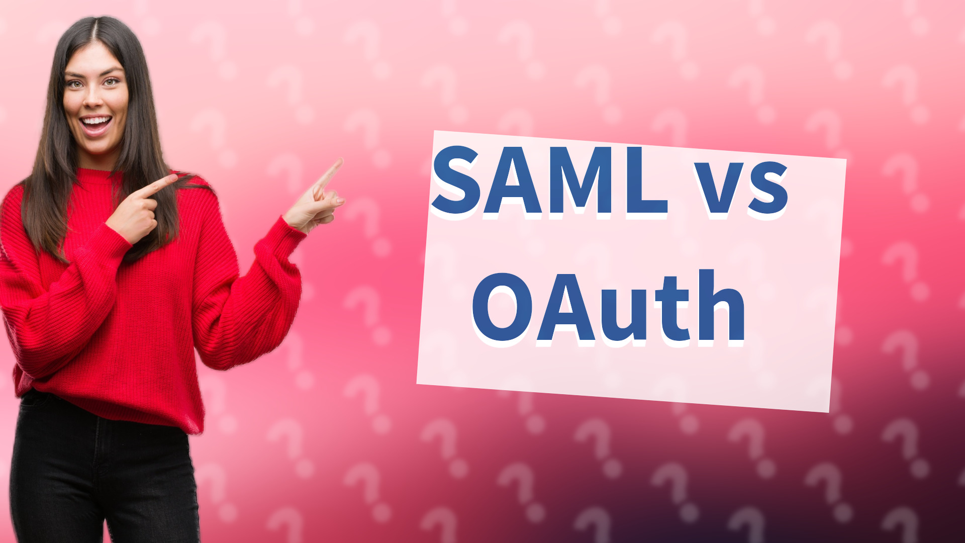 SAML vs OAuth