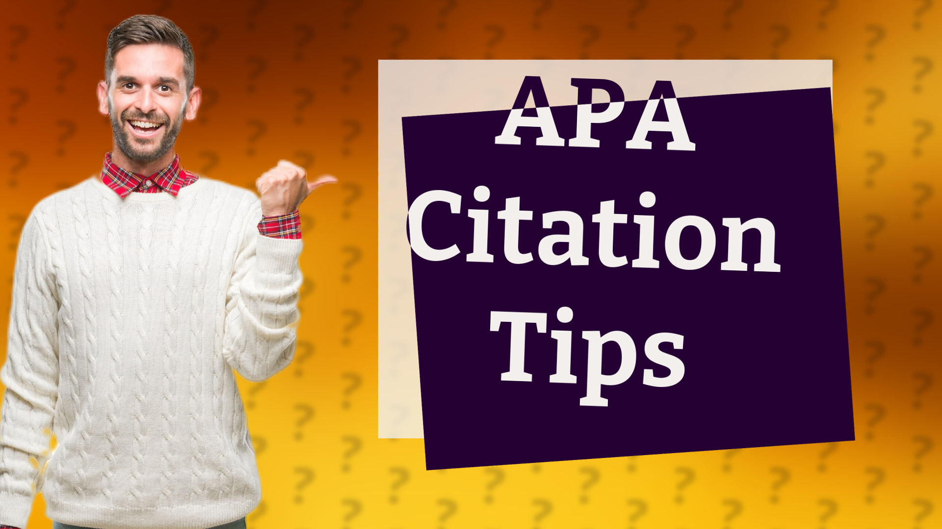 APA Citation Tips