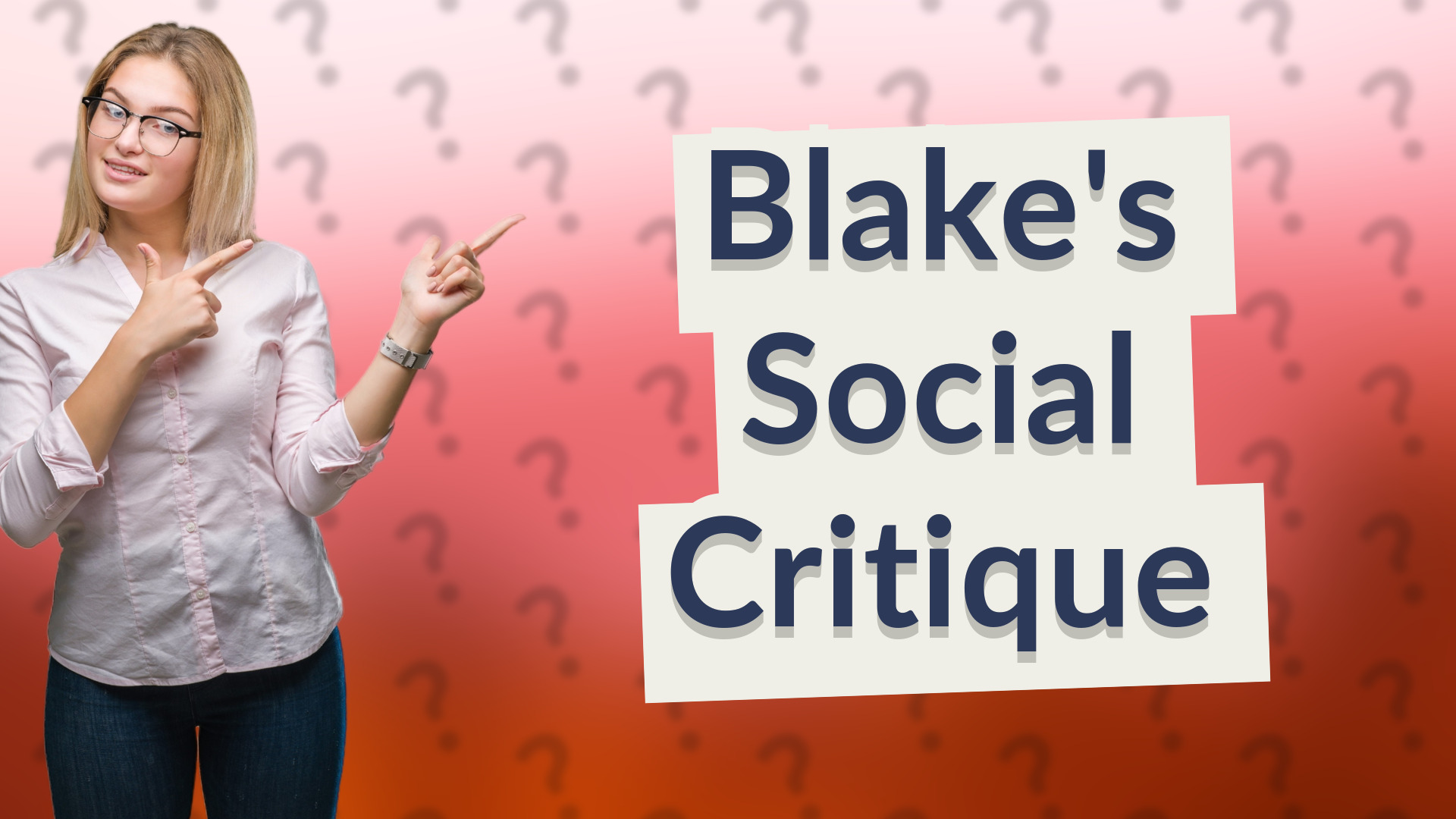 Blake's Social Critique