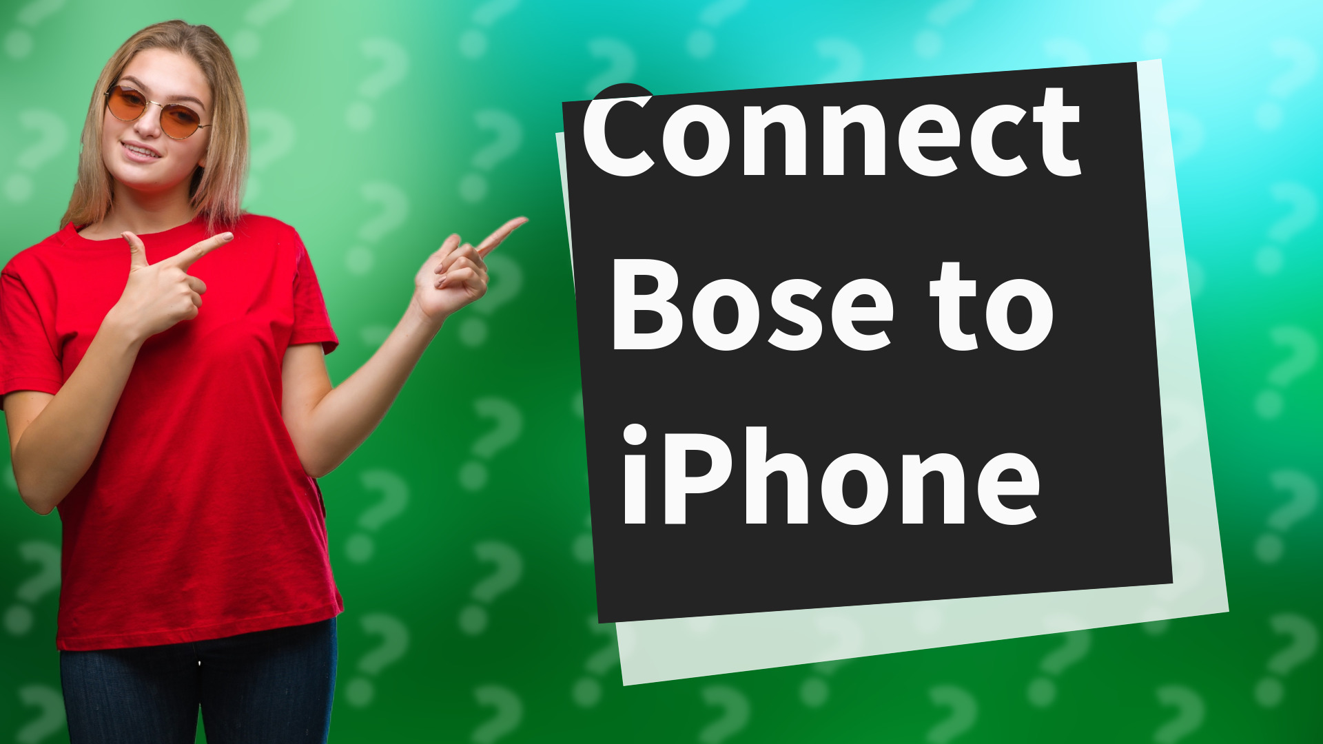 Connect Bose to iPhone