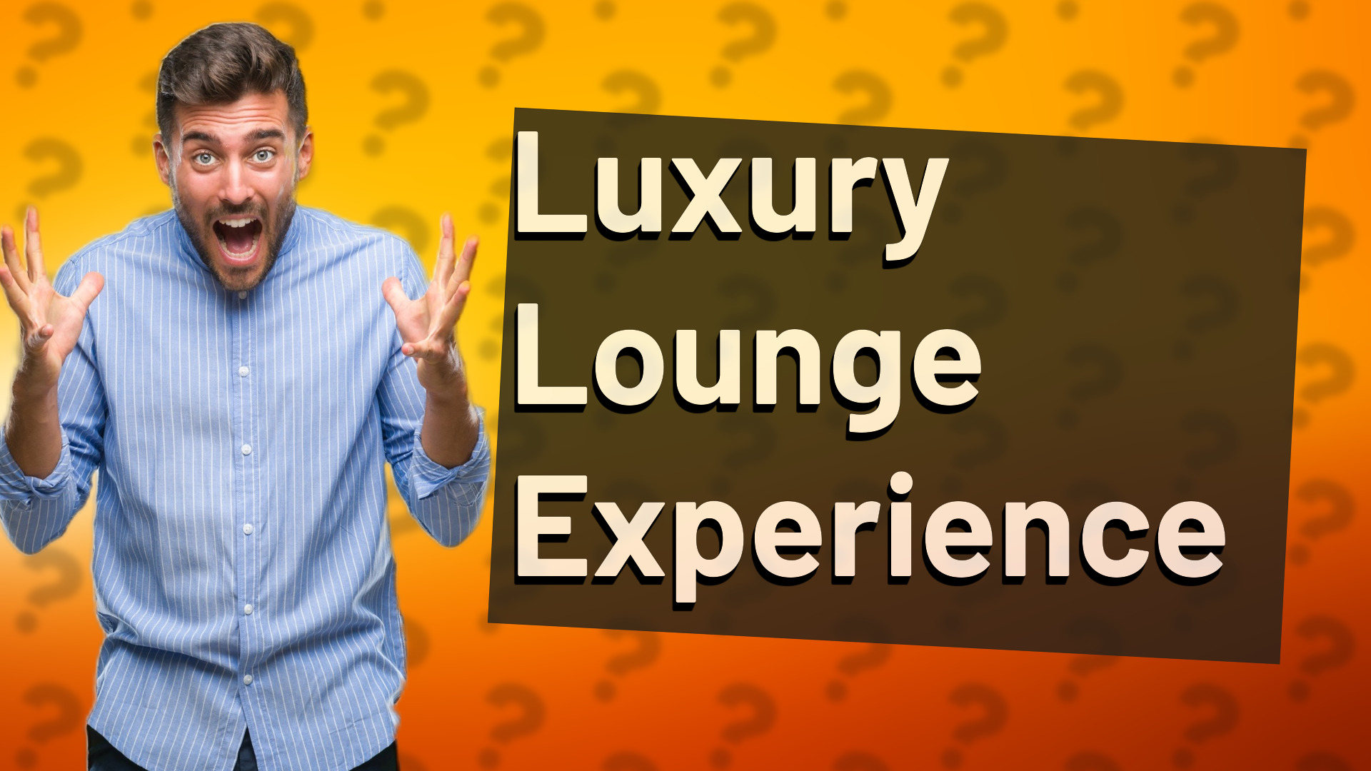 Luxury Lounge Experience