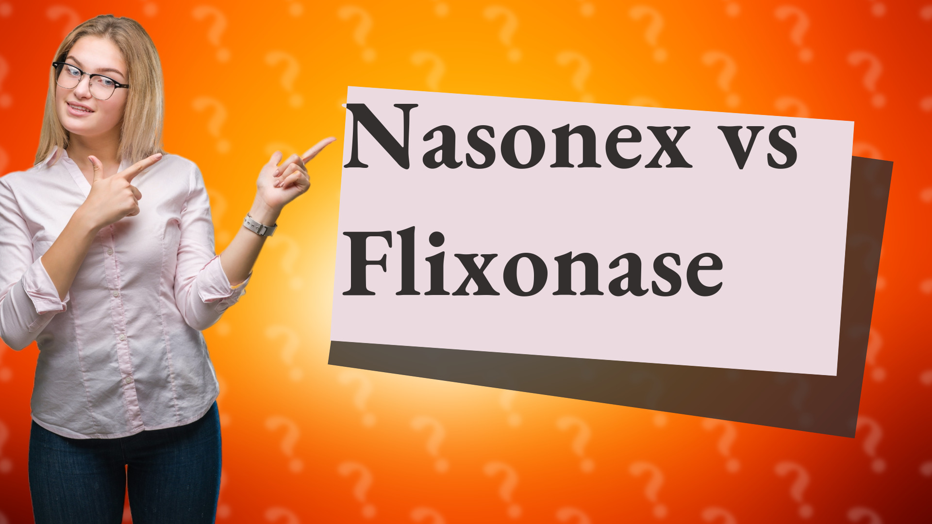 Nasonex vs Flixonase