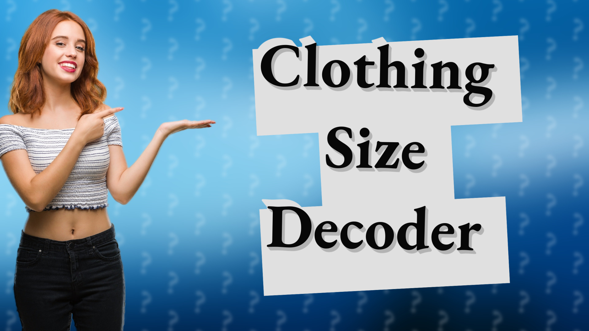 Clothing Size Decoder